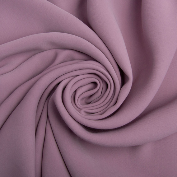 Barbie crepe suit fabric, 145 cm wide, 228 g/m², suitable for clothing, dresses, suits, and skirts сірий фрез, фото 1