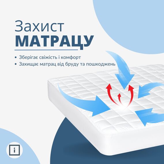 Наматрасник 90×200×35 SleepDream с натяжным бортом по периметру, гипоаллергенный, сверхплотный, защитный, фото 2