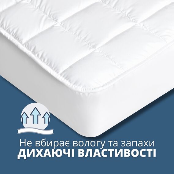 SleepDream Mattress Protector 160×200×35 cm with elastic skirt around the perimeter, hypoallergenic, extra-dense, protective, фото 8