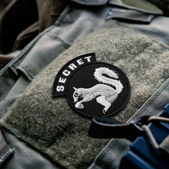 Secret Squirrel Patch with Hook-and-Loop Backing 7.5×8.5 cm Embroidered Tactical Morale Patch, фото 2