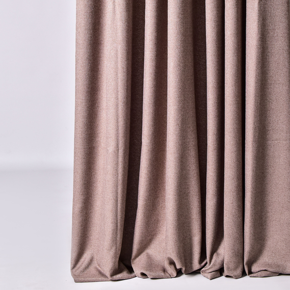 Plain curtain fabric Loft, 315 cm wide, drapery fabric, suitable for curtains, drapes, and sheers V-08 капучино, фото 1