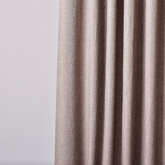 Plain curtain fabric Loft, 315 cm wide, drapery fabric, suitable for curtains, drapes, and sheers V-09 лате, фото 2