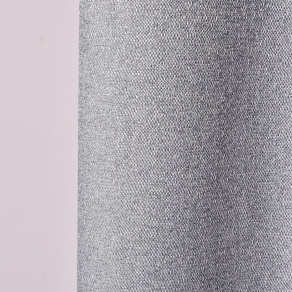 Plain curtain fabric Loft, 315 cm wide, drapery fabric, suitable for curtains, drapes, and sheers V-17 сіра, фото 3