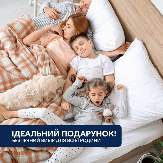 Набор подушек 2 шт 50×70 Breeze IDEIA стеганый чехол на молнии, искусственный пух, гипоаллергенная подушка білий, фото 11