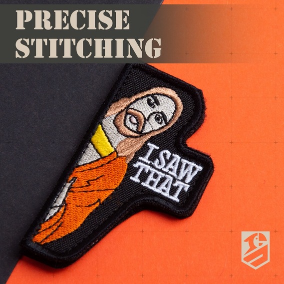 2Pcs I Saw That Patch Set – Embroidered Jesus Morale Patches for Tactical Backpack, Vest, Dog Harness, Hat, Jacket – Hook Backing, Sew-On Option, 1.7x3 Inches, фото 8