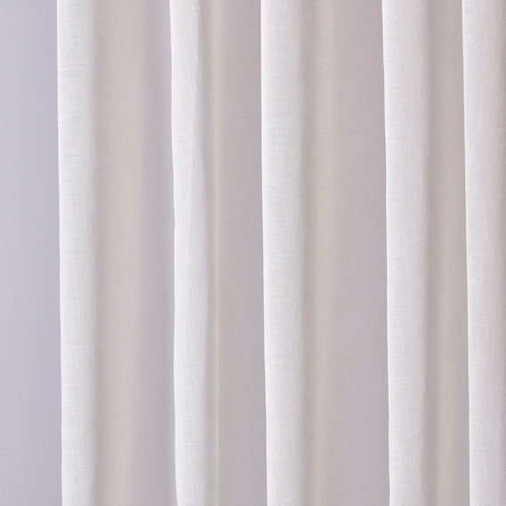 Тканина тюль однотонний рогожка Nata, 300 см, 153 гр/м2 V-217 krem, фото 2 Тканина тюль однотонний рогожка Nata, 300 см, 153 гр/м2 V-217 krem, фото 2