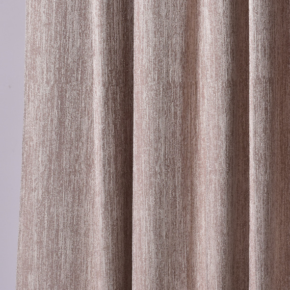 Тканина портьєрна меланж Брокат, 280 см, 214 гр/м2, шторна тканина, тканина для штор, штори, портьєри, гардіни, тканина для гардин C4287 беж, фото 2