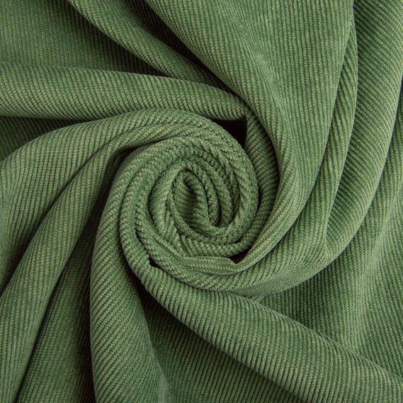 Ткань вельвет однотонный, 150 см, 330 гр/м2, для одежды, платьев, костюмов, юбок V-29 лавр, фото 1