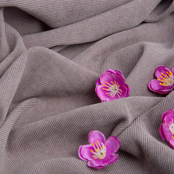 Solid-colored corduroy fabric, 150 cm wide, 330 g/m², suitable for clothing, dresses, suits, and skirts V-7 капучино, фото 3 Solid-colored corduroy fabric, 150 cm wide, 330 g/m², suitable for clothing, dresses, suits, and skirts V-7 капучино, фото 3