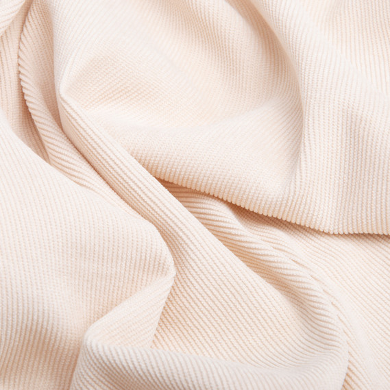 Тканина вельвет однотонний, 150 см, 330 гр/м2, для одягу, плаття, костюмів, спідниць V-8 св.беж, фото 2 Тканина вельвет однотонний, 150 см, 330 гр/м2, для одягу, плаття, костюмів, спідниць V-8 св.беж, фото 2