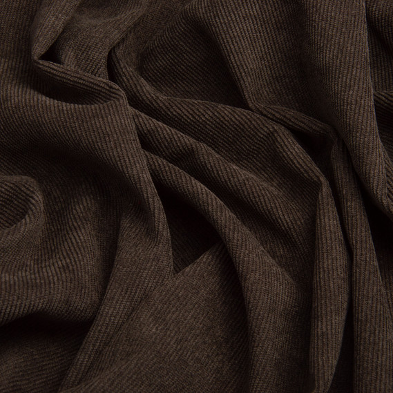 Solid-colored corduroy fabric, 150 cm wide, 330 g/m², suitable for clothing, dresses, suits, and skirts V-16 шоколад, фото 2 Solid-colored corduroy fabric, 150 cm wide, 330 g/m², suitable for clothing, dresses, suits, and skirts V-16 шоколад, фото 2