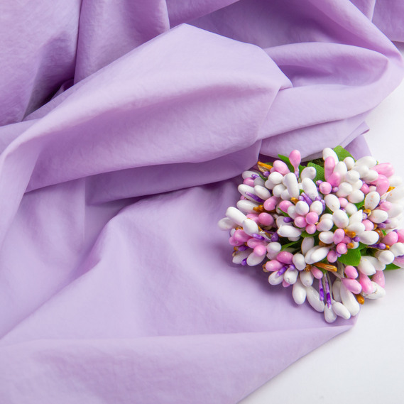 Тканина плащова 150 см, 60 г/м² бузок, фото 3