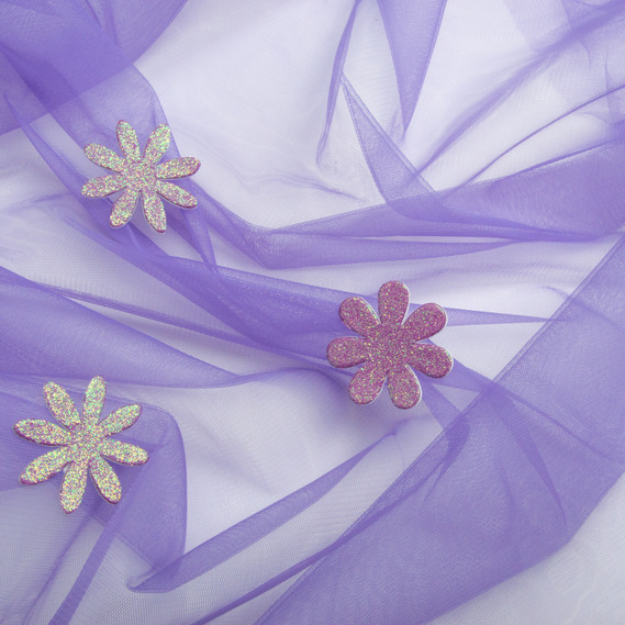 Тканина фатін євро 300 см 15 г/м2 фатин легка декоративна для суконь, костюмів, декору V-H95 фіолет, фото 3