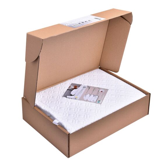 Комплект постільної білизни євро Cloud Dream IDEIA жатка, подарункова упаковка білий, фото 14