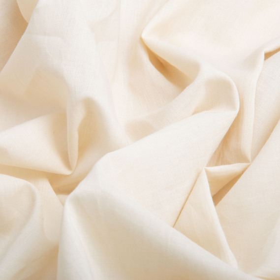 Batiste fabric, solid color, natural cotton, 140 cm wide, 74 g/m2, for shirts, dresses, children’s clothing, lightweight, breathable беж, фото 2 Batiste fabric, solid color, natural cotton, 140 cm wide, 74 g/m2, for shirts, dresses, children’s clothing, lightweight, breathable беж, фото 2