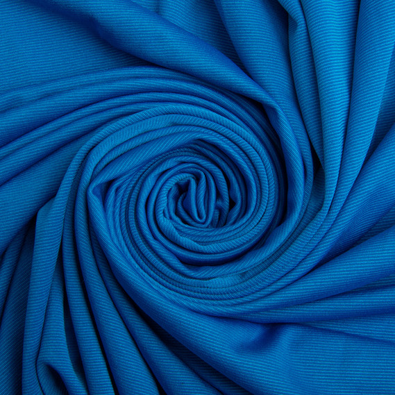 Тканина трикотаж Масло, 150 см, 189 гр/м2 електрик, фото 1