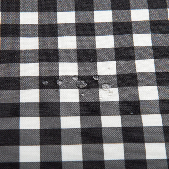 Decorative fabric with water-repellent impregnation V-31 чорна, фото 3