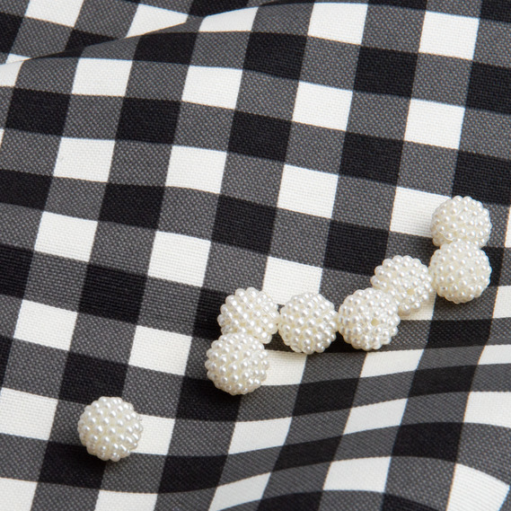 Decorative fabric with water-repellent impregnation V-31 чорна, фото 4