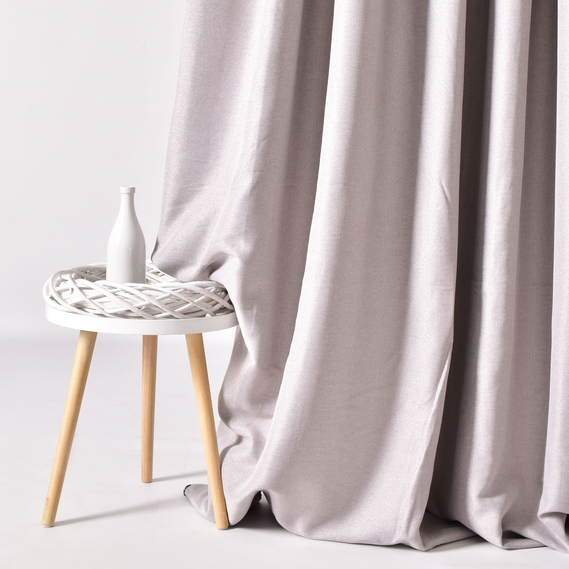 Тканина портьєрна Blackout меланж, 290 см, 325 гр/м2, шторна тканина, тканина для штор, штори, портьєри, гардіни, тканина для гардин V-301 натурал, фото 4