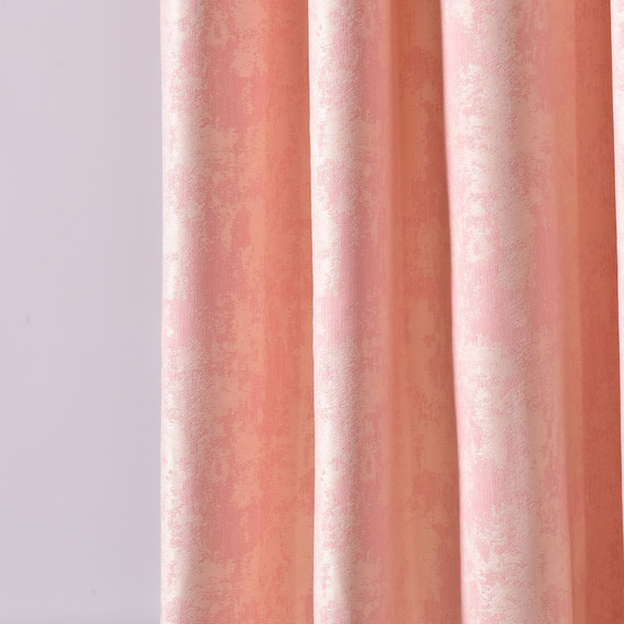 Ткань портьерная однотонная Фонлук Leopar Soft, 285 см, 280 гр/м2, шторная ткань, ткань для штор, шторы, портьеры, гардины, ткань гардинная V-12724 св.рожевий, фото 2