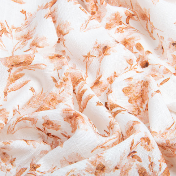 Тканина костюмно-платтяна льон з віскозою 140 см 180 г/м2 для суконь, костюмів, спідниць, брюк, комбінезонів Джина, фото 3 Тканина костюмно-платтяна льон з віскозою 140 см 180 г/м2 для суконь, костюмів, спідниць, брюк, комбінезонів Джина, фото 3