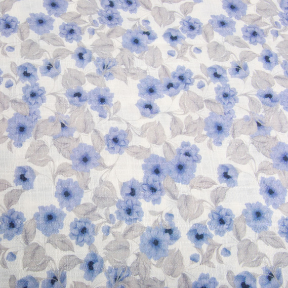 Linen-viscose suit and dress fabric 140 cm 180 gsm for dresses, suits, skirts, trousers, jumpsuits барвінок, фото 2 Linen-viscose suit and dress fabric 140 cm 180 gsm for dresses, suits, skirts, trousers, jumpsuits барвінок, фото 2