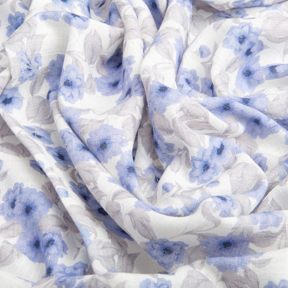 Linen-viscose suit and dress fabric 140 cm 180 gsm for dresses, suits, skirts, trousers, jumpsuits барвінок, фото 3 Linen-viscose suit and dress fabric 140 cm 180 gsm for dresses, suits, skirts, trousers, jumpsuits барвінок, фото 3