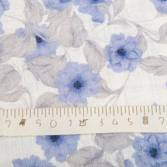 Linen-viscose suit and dress fabric 140 cm 180 gsm for dresses, suits, skirts, trousers, jumpsuits барвінок, фото 5