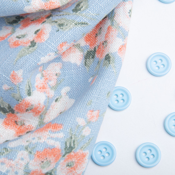 Ткань костюмно-плательная лен с вискозой 140 см 180 гр/м2 для платьев, костюмов, юбок, брюк, комбинезонов Весна, фото 4