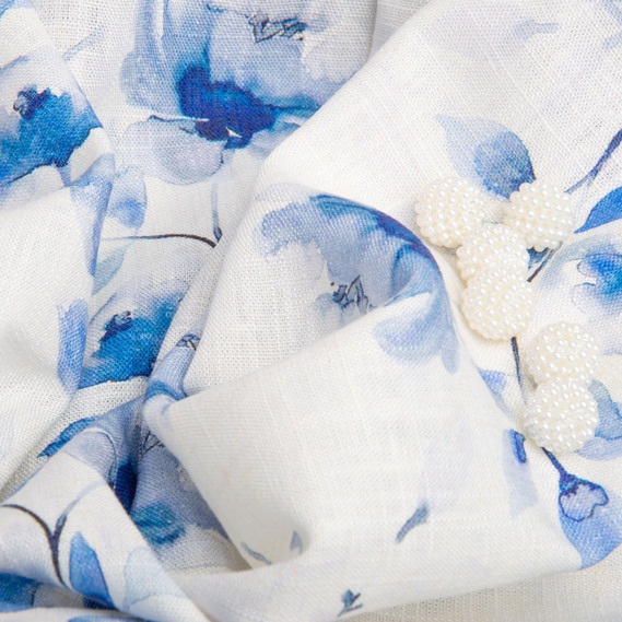 Linen-viscose suit and dress fabric 140 cm 180 gsm for dresses, suits, skirts, trousers, jumpsuits Белла, фото 4