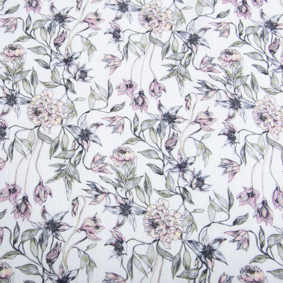 Linen-viscose suit and dress fabric 140 cm 180 gsm for dresses, suits, skirts, trousers, jumpsuits Цвітана, фото 2 Linen-viscose suit and dress fabric 140 cm 180 gsm for dresses, suits, skirts, trousers, jumpsuits Цвітана, фото 2