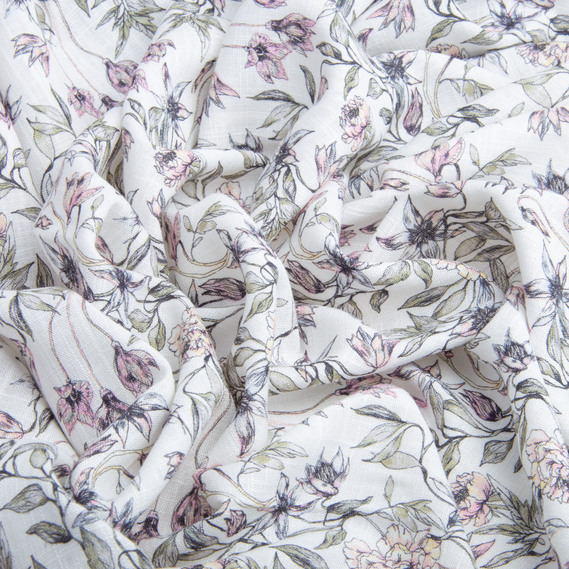 Linen-viscose suit and dress fabric 140 cm 180 gsm for dresses, suits, skirts, trousers, jumpsuits Цвітана, фото 3 Linen-viscose suit and dress fabric 140 cm 180 gsm for dresses, suits, skirts, trousers, jumpsuits Цвітана, фото 3