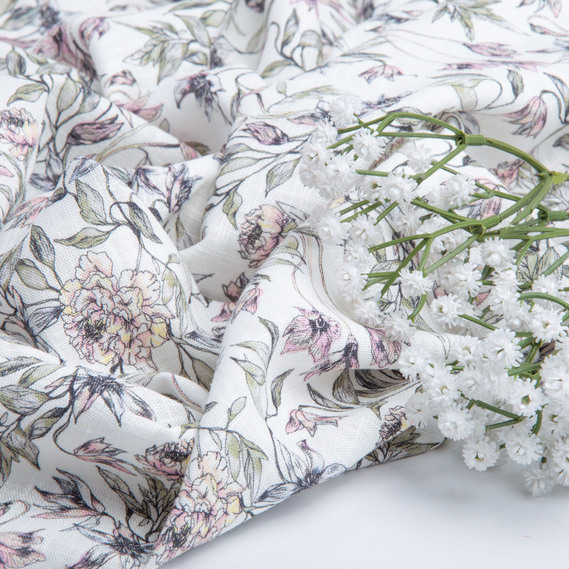 Linen-viscose suit and dress fabric 140 cm 180 gsm for dresses, suits, skirts, trousers, jumpsuits Цвітана, фото 4 Linen-viscose suit and dress fabric 140 cm 180 gsm for dresses, suits, skirts, trousers, jumpsuits Цвітана, фото 4