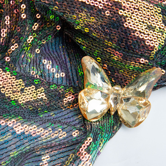 Costume Fabric Sequin Chameleon 210 gsm 130 cm for Carnival and Evening Costumes and Accessories, фото 4