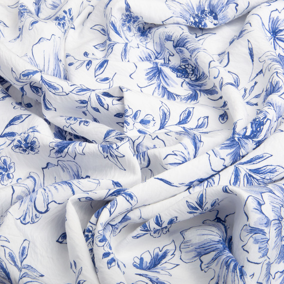 Ткань плательная вискоза Санторини, 145 см 120 гр/м2 для платьев, юбок, брюк, детской одежды Пріма, фото 3