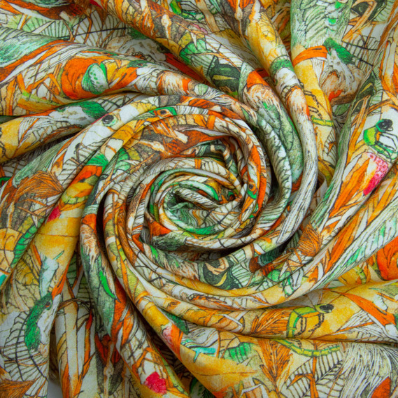 Тканина платтяна віскоза 145 см 90 г/м2 для суконь, спідниць, штанів, дитячого одягу лелека, фото 1 Тканина платтяна віскоза 145 см 90 г/м2 для суконь, спідниць, штанів, дитячого одягу лелека, фото 1