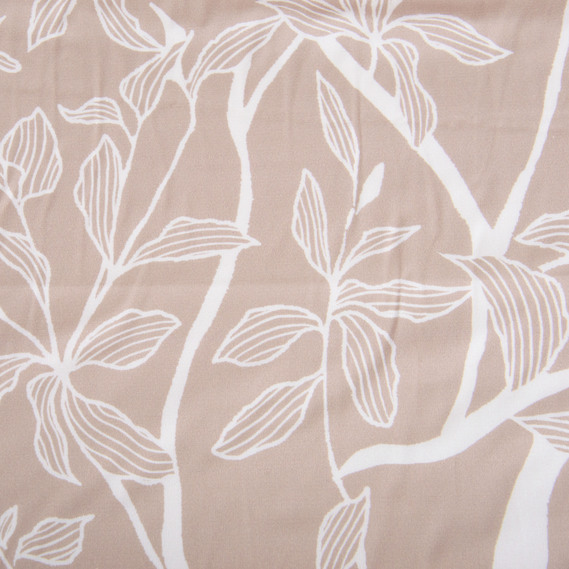 Dress fabric satin silk stretch — lightweight fabric for dresses, blouses, pajamas, and accessories. т/беж, фото 2 Dress fabric satin silk stretch — lightweight fabric for dresses, blouses, pajamas, and accessories. т/беж, фото 2