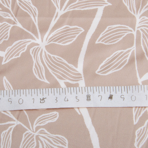 Тканина плательна атлас шовк стрейч Гремі, 100 гр/м2 150 см легка для суконь, блуз, піжам та аксесуарів т/беж, фото 5