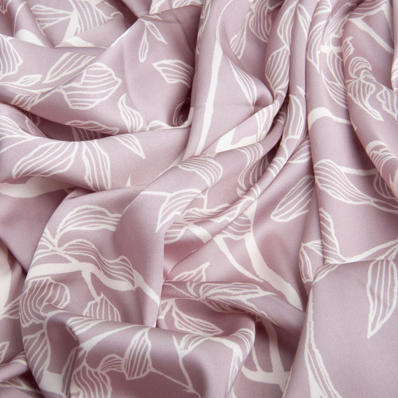 Ткань плательная атлас шелк стрейч Грэмми, 100 гр/м2 150 см легкая для платьев, блуз, пижам, аксессуаров капучіно, фото 3