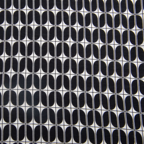 Ткань плательная вискоза Венеция, 145 см 90 гр/м2 для платьев, юбок, брюк, детской одежды чорна, фото 2