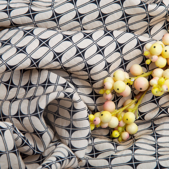 Ткань плательная вискоза Венеция, 145 см 90 гр/м2 для платьев, юбок, брюк, детской одежды беж, фото 4