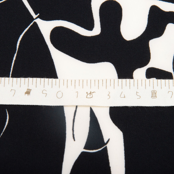 Ткань плательная Super soft 150 см 95 гр/м2 легкая, для платьев, юбок, брюк, аксессуаров мариво чорна, фото 4