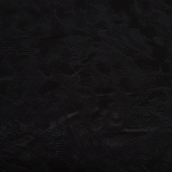 Тканина плательна жакард 140 гр/м2 145 см чорна натуральна, віскоза та бавовна мармур , фото 2