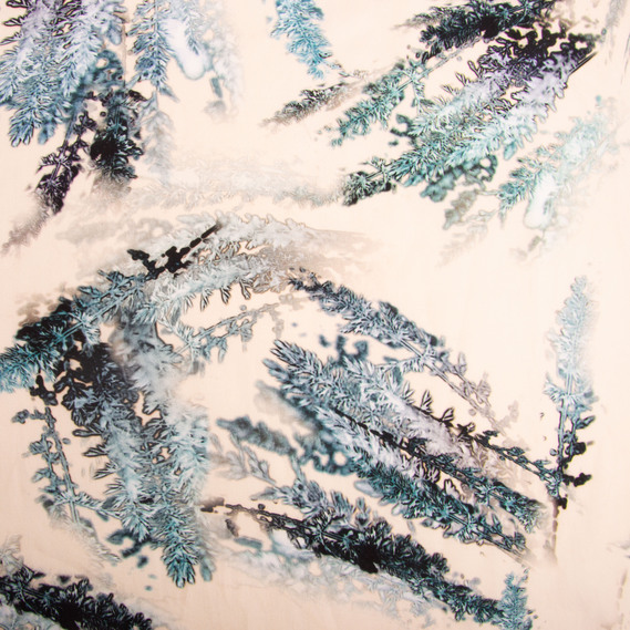 Ткань штапель вискоза 135 гр/м2 плательная ткань натуральная, для блузок, платьев, юбок полин беж, фото 2