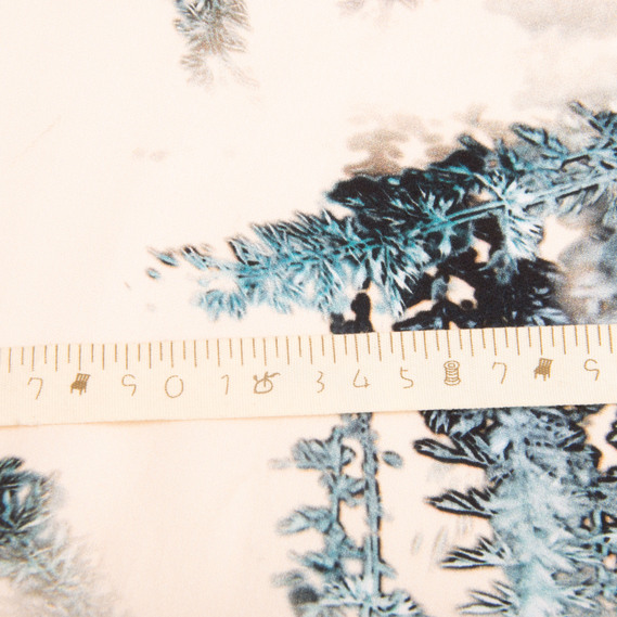 Ткань штапель вискоза 135 гр/м2 плательная ткань натуральная, для блузок, платьев, юбок полин беж, фото 5