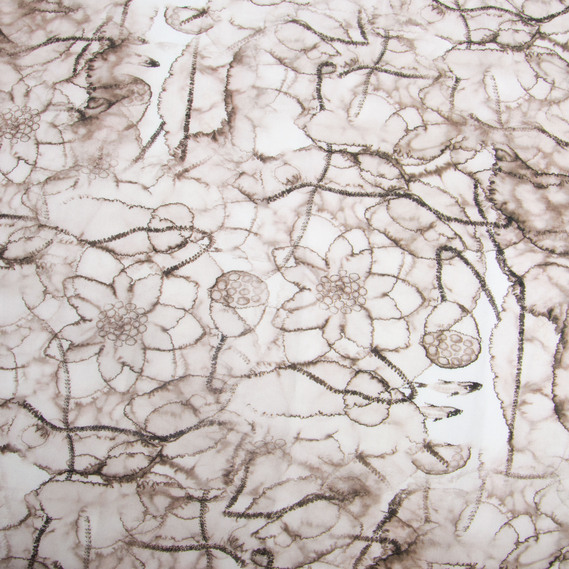 Тканина штапель твіл віскоза 160 гр/м2 145 см платтяна тканина натуральна, для блузок, суконь, спідниць батік, фото 2