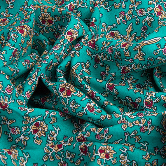 Ткань плательная штапель вискоза 145 см 140 гр/м2 для платьев, юбок, брюк, комбинезонов, детской одежды Джулія, фото 3