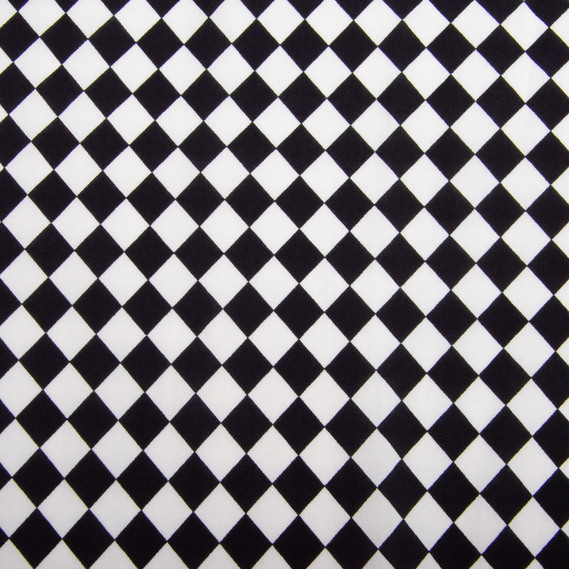 Тканина платтяна штапель віскоза 145 см 90 г/м2 для суконь, спідниць, брюк, комбінезонів, дитячого одягу шахи, фото 2