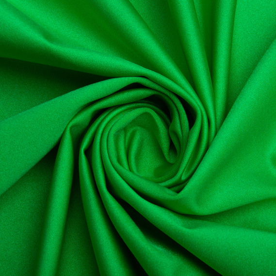 Ткань трикотаж Бифлекс 200 гр/м2 стрейчевая эластичная блестящая для купальников и спортивной одежды салат, фото 1