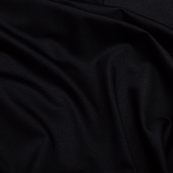 Ткань трикотаж Бифлекс 200 гр/м2 стрейчевая эластичная блестящая для купальников и спортивной одежды чорна, фото 2